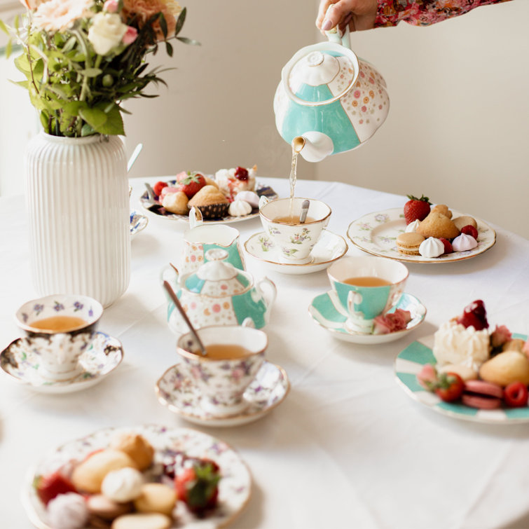 Bone China Teacup and Saucer good